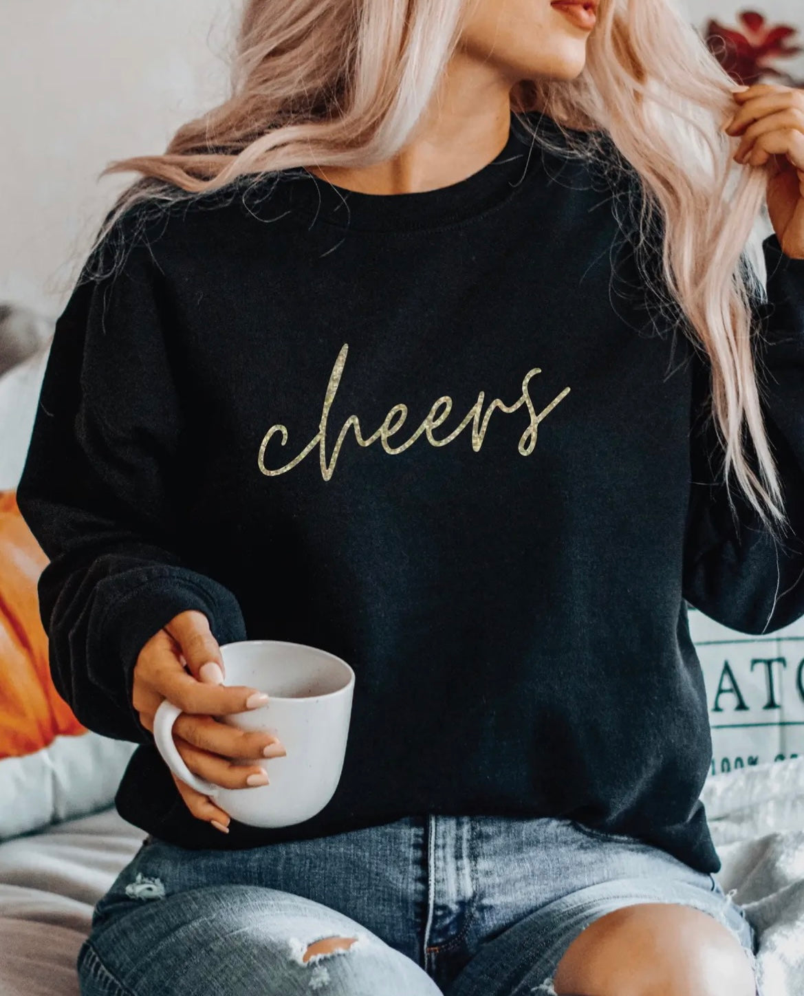Black Cheers Sweatshirt