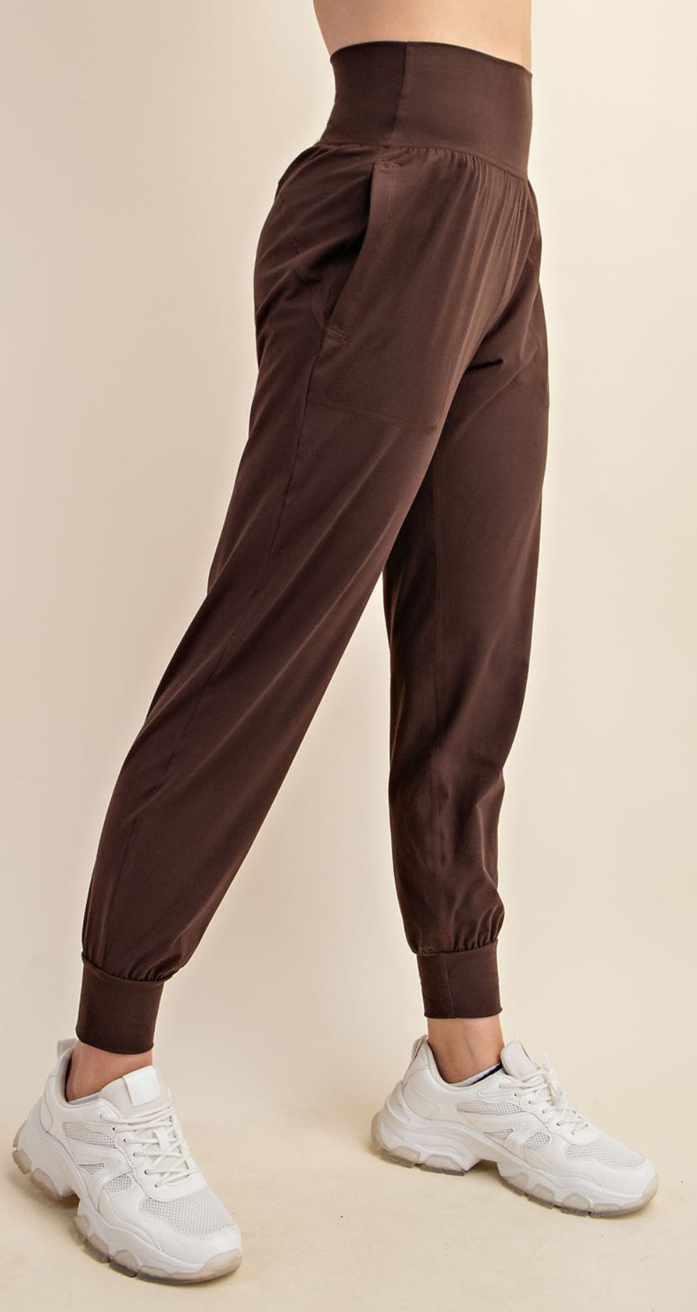 ESPRESSO BUTTER SOFT JOGGERS WITH POCKETS
