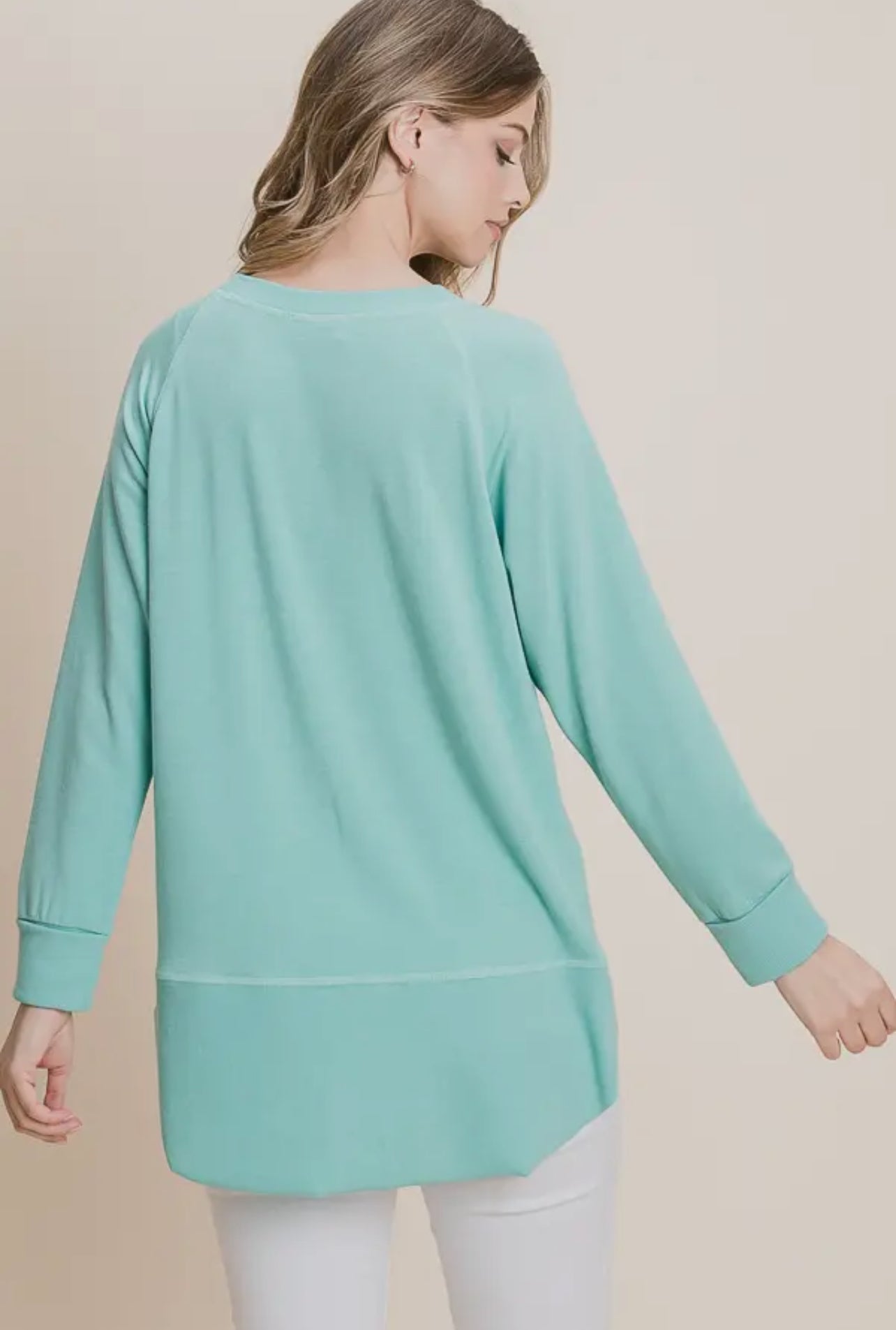 PULLOVER KNIT TUNIC TOP