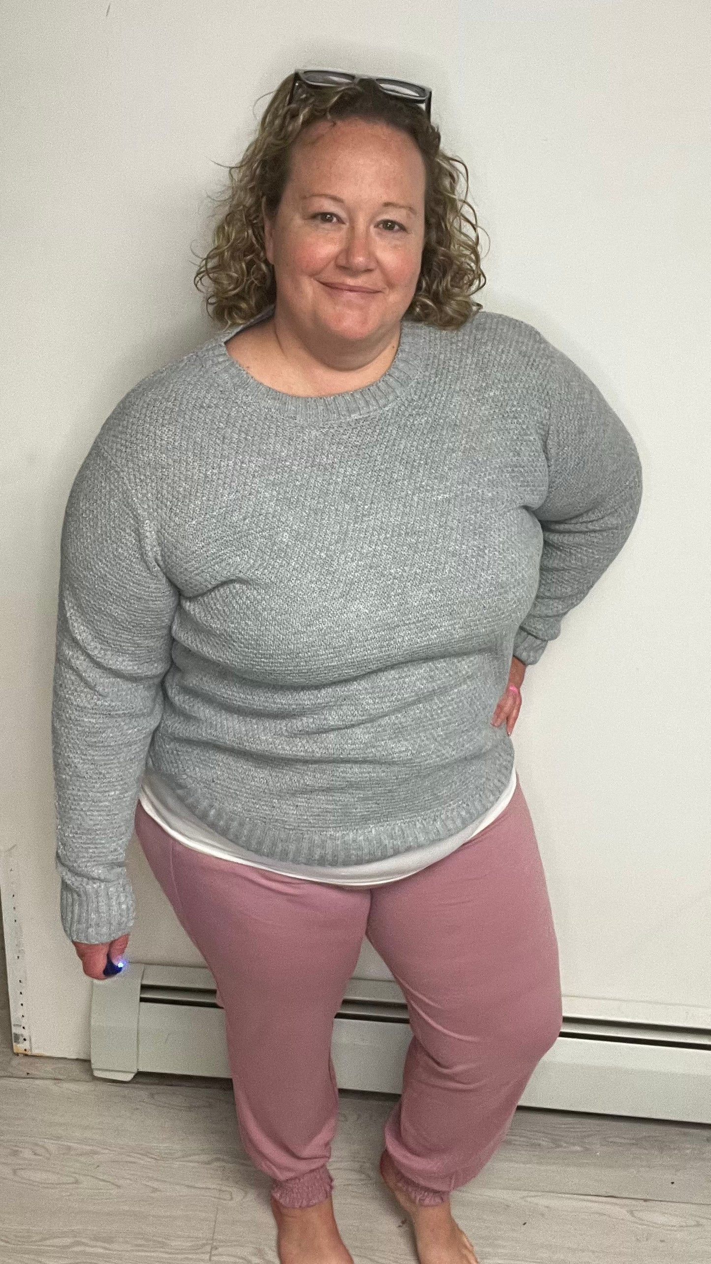 High-Waisted Smocked Lounge Jogger pants