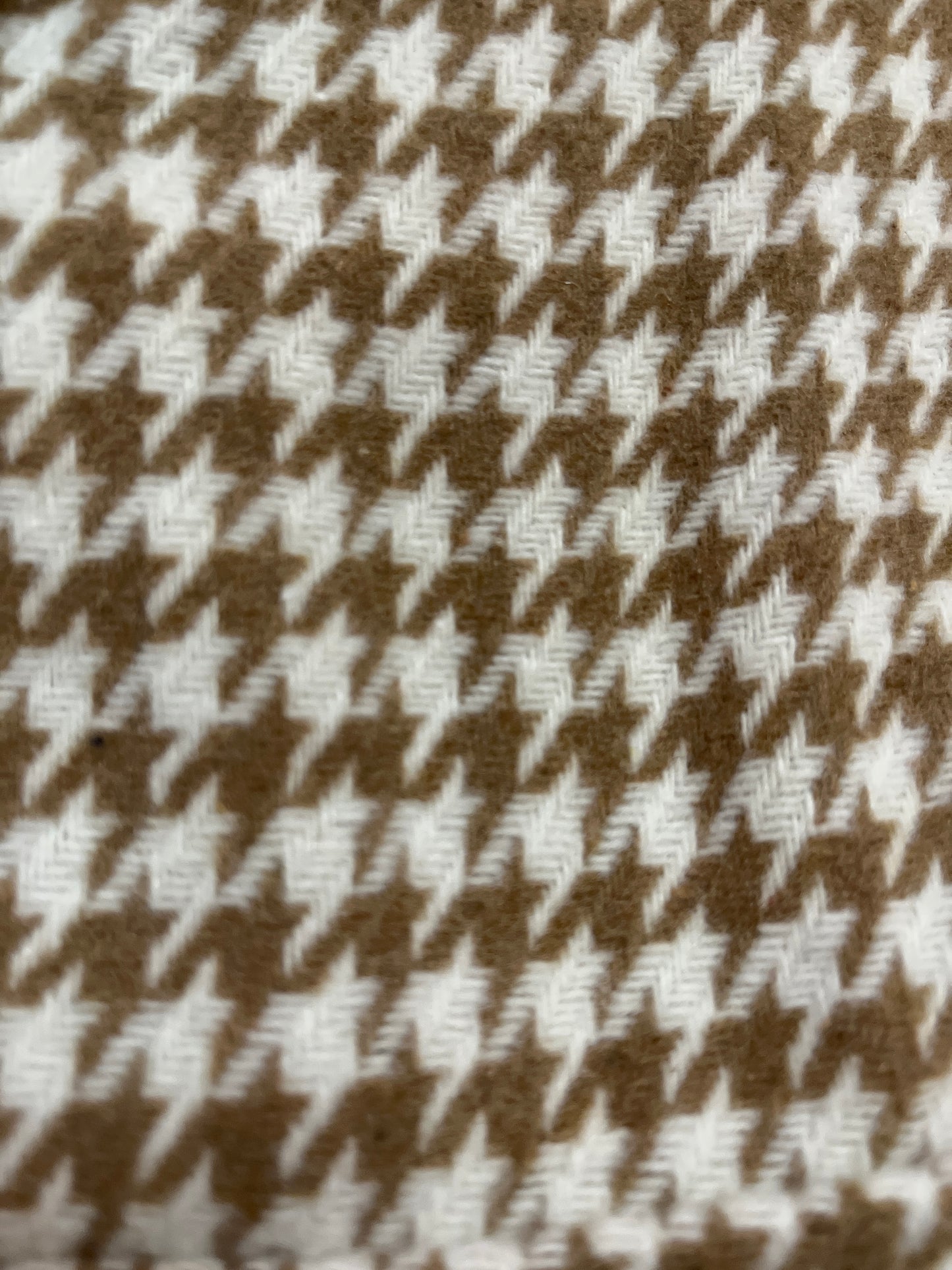 Tweed Houndstooth Single-Breasted Shacket Coat