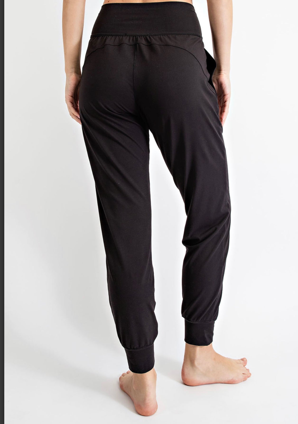 Black Butter Soft Joggers with Pockets - Keweenaw Klass Boutique LLC
