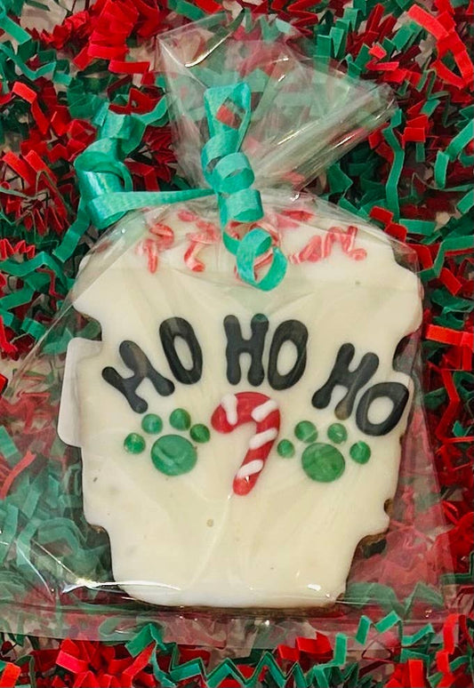 Bagged & Bowed Candy Cane Latte Dog Treat