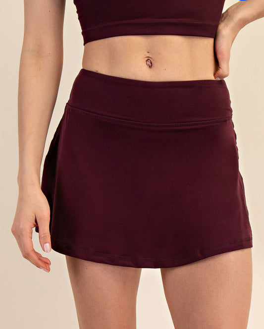 Cassis Butter Skort