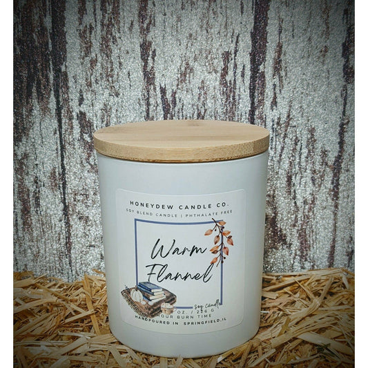 Warm Flannel 8 oz Jar Candle