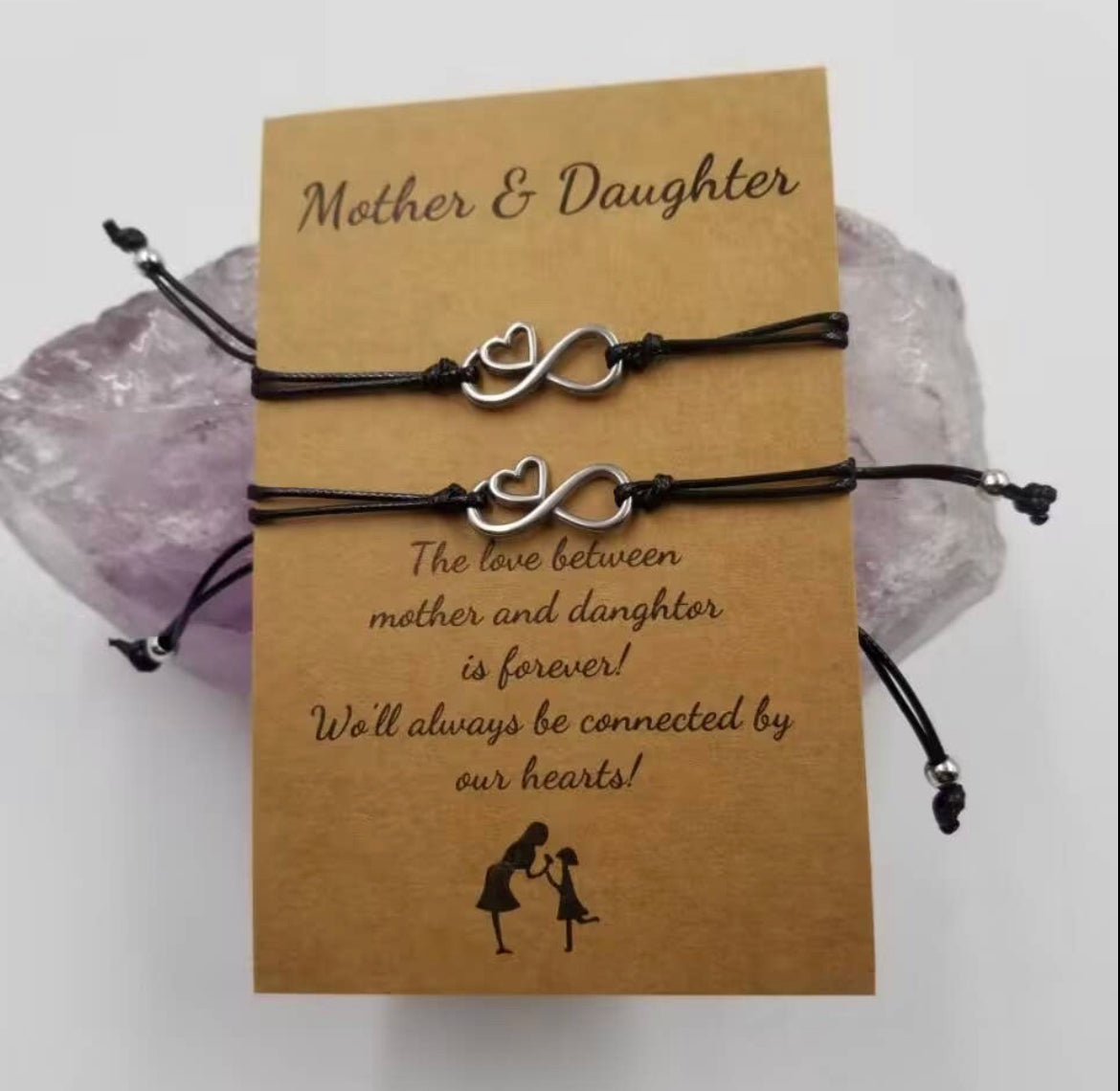 Heart Bracelets - Mother & Daughter