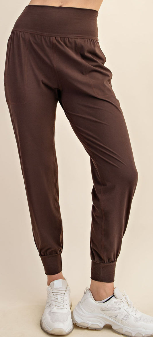 ESPRESSO BUTTER SOFT JOGGERS WITH POCKETS