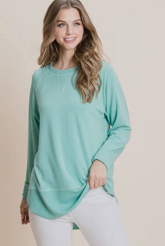 PULLOVER KNIT TUNIC TOP